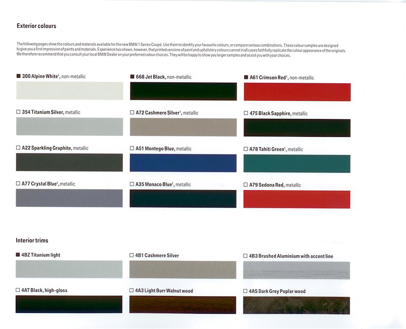 2002 Bmw m3 paint colors #1