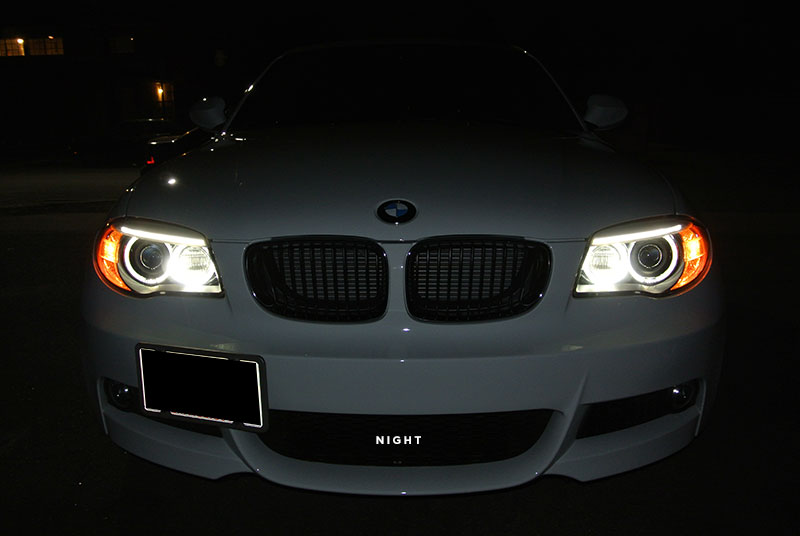 • Angel Eyes Leds BMW Série 1 E87 6000K Kit