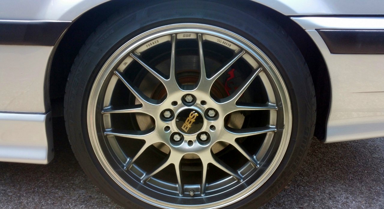 Set of 4 BBS RG-R 18x8.5 Forged wheels with tires - $2200 - BMW 1