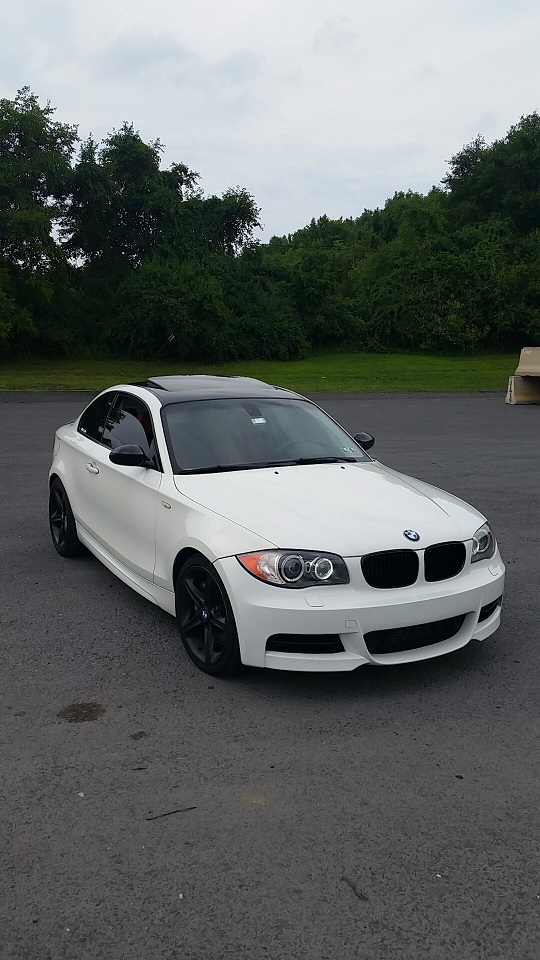 Fs 2009 Bmw 135i Alphine White W Red Interior Bmw 1