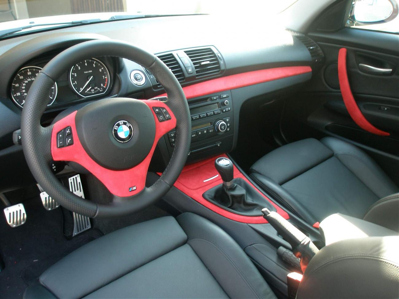 Red Suede Interior Trim Bmw