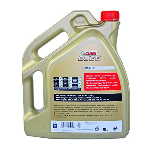 Name:  Castrol Edge Fluid Titanium 0W40 A3 B4 Motorl inkl. Castrol Olwechselanhnger  DXGjW4L.jpg
Views: 17552
Size:  42.2 KB